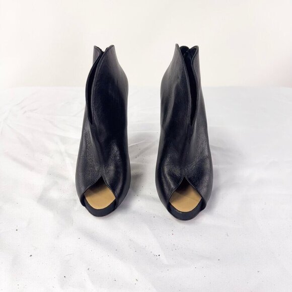 vero cuoio giuseppe zanotti design BOOTS WITH ZIP UP BACK SIZE 38 - Picture 4 of 7